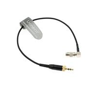 Uonecn Câble Timecode Lock 3,5 mm TRS vers angle droit DIN 1.0/2.3 vers Mini BNC Timecode pour Canon R5C Tentacle Sync.