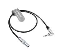 Uonecn Câble Timecode TRS 3,5 mm vers 0B 5 broches pour synchronisation Tentacle vers ARRI Alexa Mini LF XT appareils sonores enregistreur 688 NanoLockit, TRS jack 3,5 mm vers 0B 5 broches 50 cm