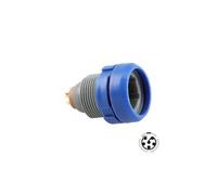 Uonecn Connecteur femelle 6 broches à montage panneau, style CKB.M02.GLLA compatible LEMO/REDEL série 2P, codage B (60°), prise IP50 Push-Pull pour médical, industrie, mesure et automobile