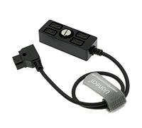 Uonecn D-tap Câble d'alimentation mâle vers 4 ports Dtap femelle pour appareils photo ARRI RED pour appareil photo TILTA Steadicam IDX photographie V-Mount