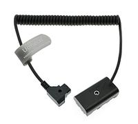Uonecn D-Tap vers NP F550 Câble de bobine d'alimentation adaptateur compatible avec Sony NP F550|F570|F970 | Atomos Ninja V Monitor (version améliorée du câble spiralé)