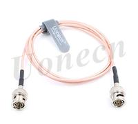 Uonecn MegaFlex HD-SDI Cable RG179 BNC Male to BNC 75ohm for Blackmagic HyperDeck Shuttle and BMCC BMPC Hyperdeck Cameras 1M