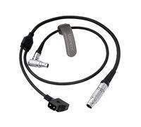 Uonecn Preston 1227 Câble d'alimentation numérique pour moteur Anton-Bauer Power Y-Cable Micro Force Lens Cordon d'alimentation 14 broches mâle vers 7 broches mâle D-TAP