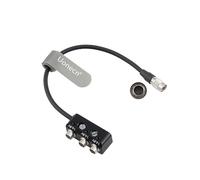 Uonecn Répartiteur d’Alimentation Hirose 4 Broches, 1 Mâle vers 3 Femelles, Câble Splitter 4 Pin pour Caméras Sony FS7 FS5 F55, Moniteur et Enregistreur Audio, 30 cm