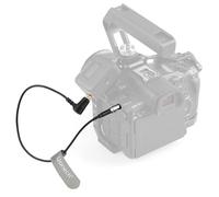 Uonecn Timecode Câble de verrouillage 3,5 mm TRS 90 degrés pour Deity TC-1 vers câble long droit DIN Timecode pour Canon R5C