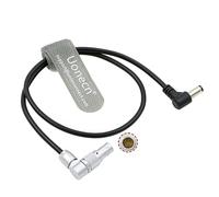 Uonecn Zacuto Kameleon Câble d'alimentation EVF rotatif à angle droit 4 broches mâle vers DC mâle 45 cm