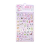 Uonguon Autocollants à bulles, autocollants 3D amusants et réutilisables - Autocollants décoratifs en forme d'animaux - Pour étui de téléphone, ordinateur, ordinateur portable, papeterie, bouteille