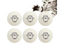 Uonguon Balles en feutre pour chats, balle douce et silencieuse en laine naturelle | Jouets stimulants pour chat | pour l'entraînement, la stimulation mentale, la chasse, la simulation de grattage, la