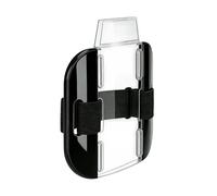 Uonguon Brassard de brassard étanche transparent avec sangle élastique réglable, porte-carte d'identité, porte-badge sécurisé pour ski, alpinisme, rafting, activités de plein air, Noir , Reportez-vous