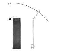 Uonguon Camping Lantern Stand, Folding Light Pole, Portable Adjustable Lamp Support Rack, Outdoor Camp Accessories for Beach Bbq Fishing Cooking Travelers and Easy Setup Backyard or Picnic