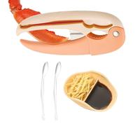 Uonguon Casse Noix à Crabe - Casse Fruits de Mer | Set de Fourchettes à Décortiquer Portable pour Homard - pour Repas Familial Pique Nique Dîner Fêtes Cuisine Restaurant