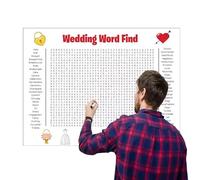 Uonguon Christmas Word Search Poster - Large Holiday Family Activity, Festive Educational Game Decor, Interactive Word Puzzle Art for Home Classroom Office, Wall Decoration, 31.5x19.69 Inches