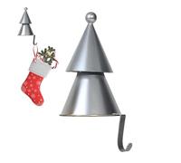 Uonguon Cintre de bas de l'arbre de Noël, accent de vacances festif de 5 pouces pour le manteau de cheminée, fenêtre avec base pondérée, crochet décoratif avec style saisonnier, affichage d'ornement