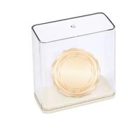 Uonguon Clear Display Case - Vertical Stacking Organizer, Shadow Box Showcase, Space Saving Visibility Design, Protective Display Function for Home Indoor Study Room Shelf, Transparent Multi Size