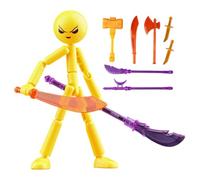 Uonguon Collectable Action Figures Set - Articulated Model Toy, Collectible Desktop Figure with 360-Degree Ball-Joint Rotation, Interchangeable Hand Set, Precision Poseable Mannequin for Teens Adults