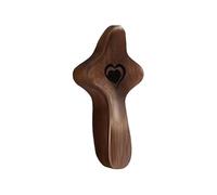 Uonguon Croix de poche | Crucifix portable | Crucifix de prière en bois pour chrétiens, catholiques, dévotion quotidienne, décoration de Noël, salles de prière, chercheurs spirituels, famille