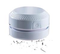 Uonguon Desktop Cleaner, Robot Cleaner, Low-Noise Mini Vacuum with Strong Suction Head, Corner-Reaching Design, Battery-Powered, Ideal for Removing Crumbs & Dust from Window, Counters, College Desks