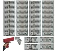 Uonguon Dollar Bill Banknote, Movie Props Fake Dollars, 5.91x2.44 inches Realistic Simulation Money Pretend Play, Sturdy Educational Toys Compact for Boys, Girls, Teens and Youth