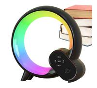 Uonguon Enceinte avec Lumières | Lampe de Chevet intégrant Un Son Stéréo,Lampe de Chevet et Son Mobile Multifonction | pour Intérieur Extérieur Publics et Loisirs