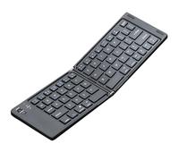 Uonguon Foldable Wireless Keyboard, Folding Keyboard Rechargeable, Low Noise Wireless Keyboard, Bendable Input Device, Wireless Input Tool, Portable Keyboard for Tablets,