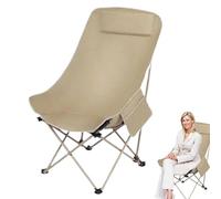 Uonguon Folding Camping Chair, Portable Beach Chair, 35.83x18.11x18.11 inches Breathable Lightweight, Outdoor Seat for Garden, Hiking, Travel, Fishing, Picnic and Backyard Relaxation