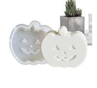 Uonguon Halloween Silicone Molds, Flexible Molder, Handmade Decoration Doll Plaster Moulds for Candle Making, Clay, Epoxy Resin, Soap, Jelly, Aroma Beads, Chocolate Crafts, Cupcakes and Pendants