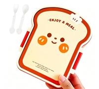 Uonguon Lunch Box Kids - Portable Microwaveable Food Container, Divided Leak Resistant Meal Box, Safe Lunch Organizer, Snack Salad Fruit Storage Container, Reusable Food Carrier for Home Kitchen