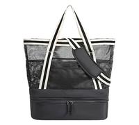 Uonguon Mesh Tote Bag, Pool Bag, 16.54x19.29x7.87 inches Waterproof Large Net Organizer Ideal for Storage on Cruise, Camping, Family Vacations, Kids Swim Gear, and Women’s Summer Travel