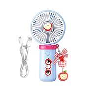 Uonguon Mini Handheld Fan 3 Speeds Pocket Cooling Gadget Rechargeable Portable Device, Practical Daily Organizer, Compact Cooling Tool, for Travel, Outdoor, Patio, Beach, Camping, Backyard, Office, S