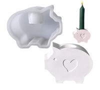 Uonguon Moule À Bougeoir | Artisanat d'Art en Ciment,Moule En Silicone Pour Base De Bougie - Pour Décoration De Table Pour La Maison Le Mariage La Fête Le Dîner