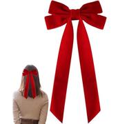 Uonguon Nœuds à cheveux pour filles - Décoration de Noël double couche | Nœuds à cheveux élégants pré-noués - Pour le Nouvel An, un mariage, des vacances, un rendez-vous galant, une chambre, une
