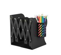 Uonguon Organisateur d'étagère de Bureau, Petite bibliothèque de Bureau,Petite bibliothèque étagère de télescopique - Bibliothèque de avec Porte-Stylo, Organisateur de Rangement en