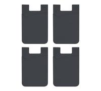 Uonguon Phone Card Holder Stick on, Sticky Pocket, Adhesive Sticker, 4X Strong Adhesion, Sturdy Silicone Material, General Fit 2.2x3.39 inches for Convenient Storage and Easy Access