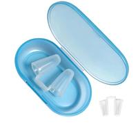 Uonguon Pince-nez de natation - Protection de nez en silicone, 1,5 cm, bloqueur d'eau avec contrôle de la respiration, prise en main antidérapante, design étanche, accessoire de sécurité pour la