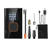 Uonguon Pompe à air de voiture - Gonfleur de pneu portable sans fil 150 psi, compresseur d'air automatique avec affichage numérique, gonflage rapide pour voiture, camion, SUV, vélo, moto, balles et