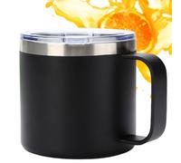 Uonguon Portable Cups for Travel - Multipurpose Stainless Steel Drinking Cups, 12oz Double Wall Insulated Design, Convenient Hot Cold Beverage Function for Home Office Outdoors, Travel Mug