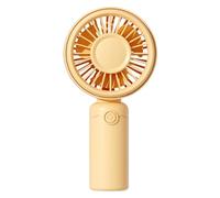 Uonguon Portable Fan - 3 Speed Adjustable Quiet USB Rechargeable Personal Hand Held Fans, 2.95x5.75 inches Pocket Size Travel Fan for Indoor Outdoor Home Office School Commuting Walking Hiking