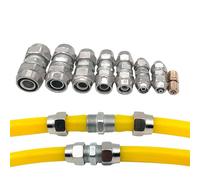 Uonguon Raccords Rapides Pneumatiques | Embout Mâle Droit À Connexion Rapide 4-16 mm Usage Intensif - Raccords laiton pour air,Destiné aux camions, remorques, réparation freins, entretien, montage