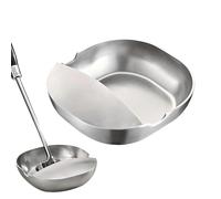 Uonguon Repose-cuillère en acier inoxydable | Cadre autoportant pour ustensiles de cuisine, pour cuillère, spatule, louche, comptoir, cuisinière