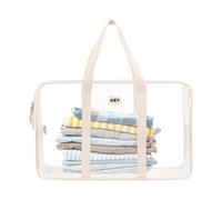Uonguon Sac de piscine transparent,Sac de piscine grande capacité à fermeture éclair imperméable - Pochette de rangement portable pour gymnases, sac de voyage pour bouteille d'eau