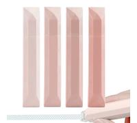 Uonguon Scrapbook Tape - Double Sided Craft Adhesive, Smooth Tape Runner Application, Clean Stick Support for Journaling Wrapping Photo Mounting Art Projects, Four Piece Clear Set