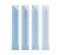 Uonguon Scrapbook Tape - Double Sided Craft Adhesive, Smooth Tape Runner Application, Clean Stick Support for Journaling Wrapping Photo Mounting Art Projects, Four Piece Clear Set