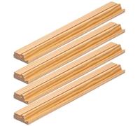 Uonguon Supports de - Lot de Quatre Supports Portables Modernes en Bois, de Mahjong de Voyage pour Table,pour Pique-Nique, soirée Jeux, fête, Rassemblement, Club, Adultes, Famille