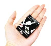 Uonguon Tiny Playing Cards - Portable Poker Fun Set, Travel Mini Game Deck, Compact Entertainment Cards for Kids Adult Teens Family Home Indoor Outdoor Party Camping, Poker Game Accessory