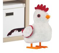 Uonguon Walking Chicken Toy, Electronic Chirping Plush Doll, 9.84x3.54x6.1 inches Interactive Moving Stuffed Animal, Educational Toddler Toy for Boys, Girls, Kids and Children