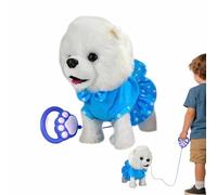 Uonguon Walking Dog Toy - Electric Interactive Plush, Electronic Singing Doll, Engaging Motion Fun for Daycare Bedroom Playroom Living Room Study, Stuffed Pet, 9.45x8.66x3.94 inches