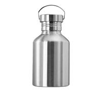 Uonguon Water Cup with Handle 2L Stainless Steel Travel Bottle Large Capacity Wide Mouth Organizer Practical Daily Accessory, for Beverage, Summer, Fishing, Outdoor Sports, Hiking