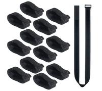 UONIKA Lot de 12 sangles de c ble 36 pouces, r utilisables, avec crochets et boucles, sangles de serrage r glables