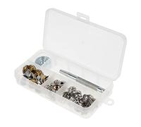 Uonlytech 1 Ensemble Kit de Fixation Professionnel pour Auto avec Vis à Bouton Auto Taraudantes Ensemble Robuste pour Bateaux et Mobilier