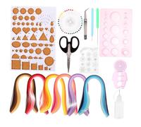 Uonlytech 1 Ensemble Kit DIY de Bandes pour Art de Quilling Matériaux pour Manuelle Projets Artistiques à Domicile pour Débutants Amateurs Arts Métiers